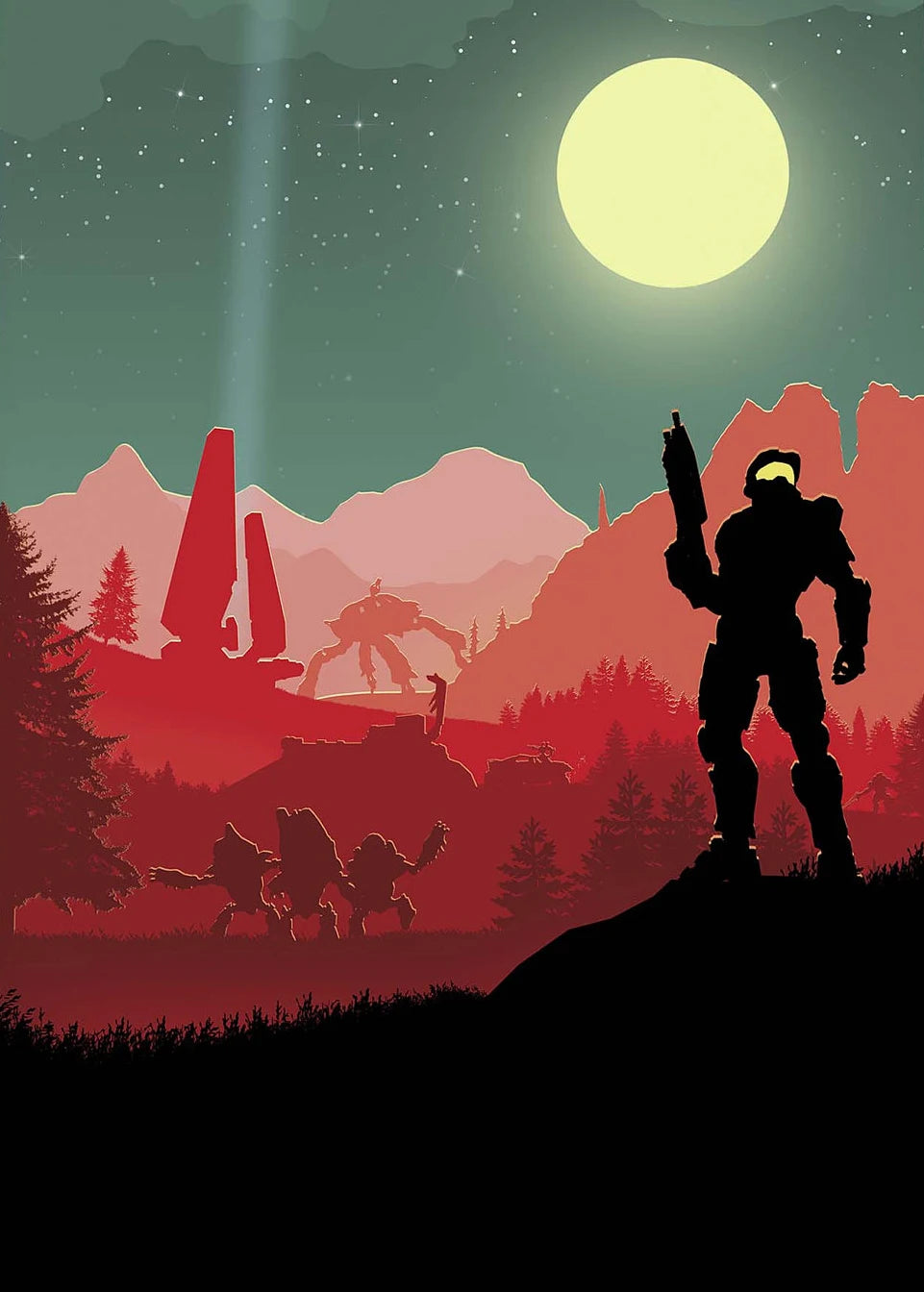 Poster Minimalist Video Game and · Decoración Setup Gamer y Escritorio