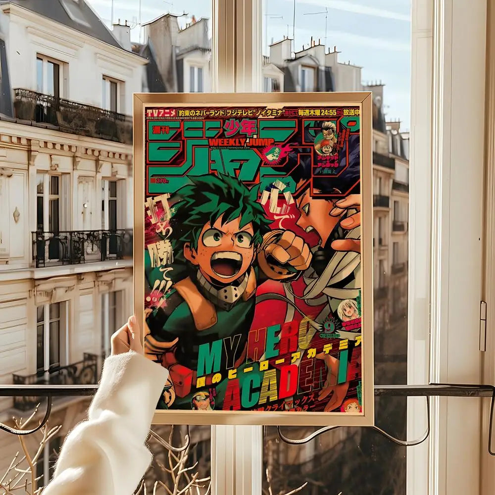 Poster My Hero Academia Room · Decoración Setup Gamer y Escritorio