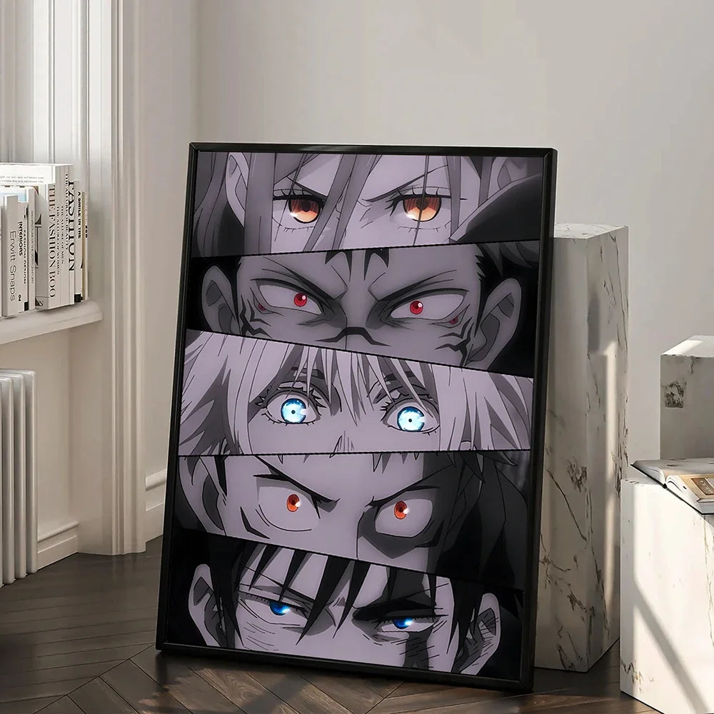 Poster Prints Itadori Yuji Fushiguro Jujutsu Kaisen · Decoración Setup Gamer y Esc...
