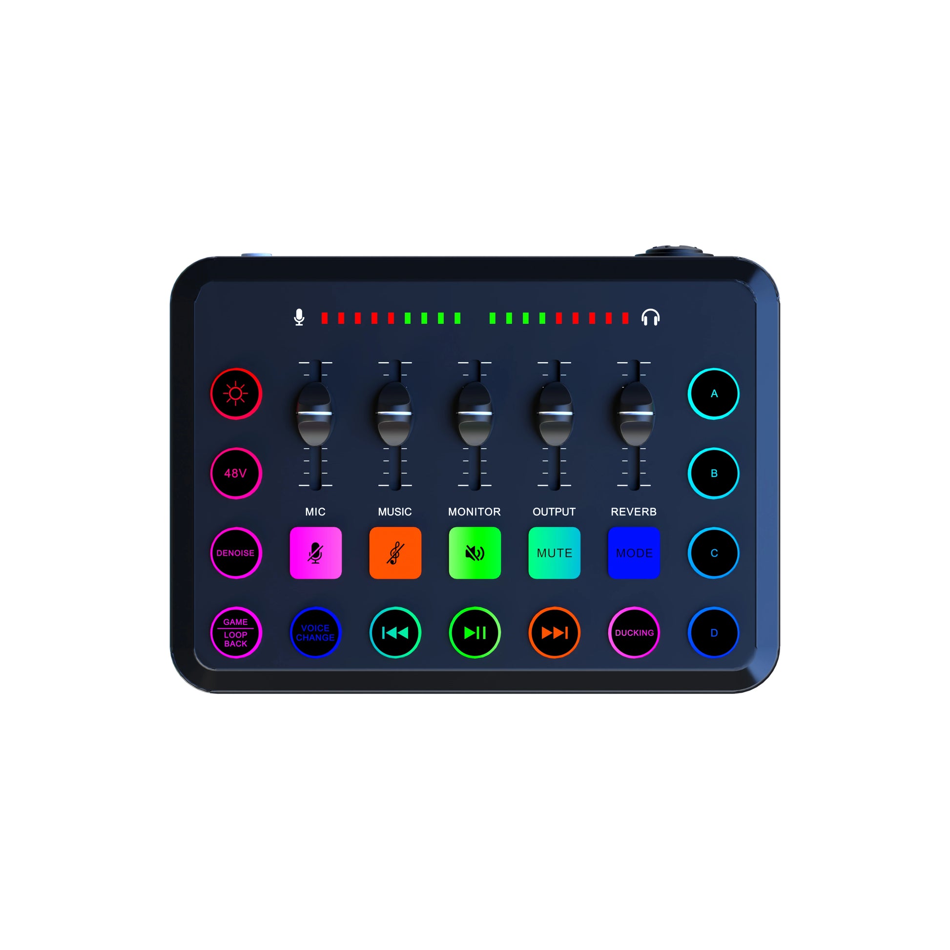 Mezclador de audio para directos y streaming