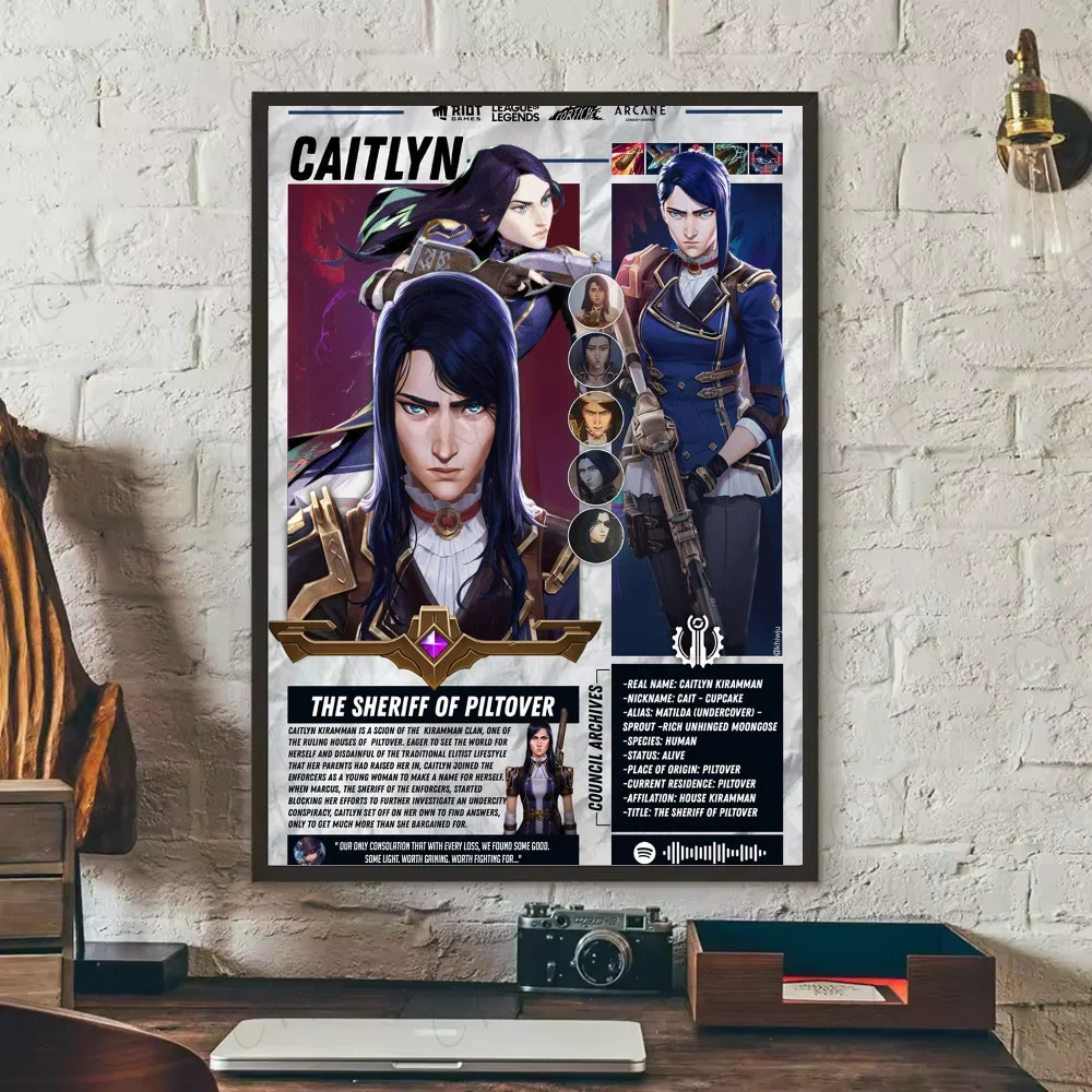 Poster ARCANE Movie Aesthetic Canvas · Decoración Setup Gamer y Escritorio