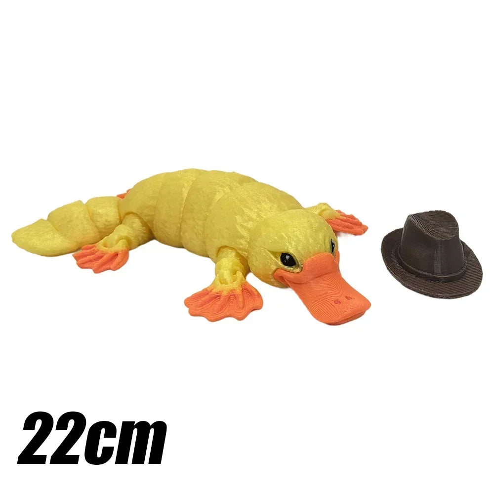 Figura Articulated Platypus Printed Multi-Joint · Decoración Setup Gamer y Escritorio