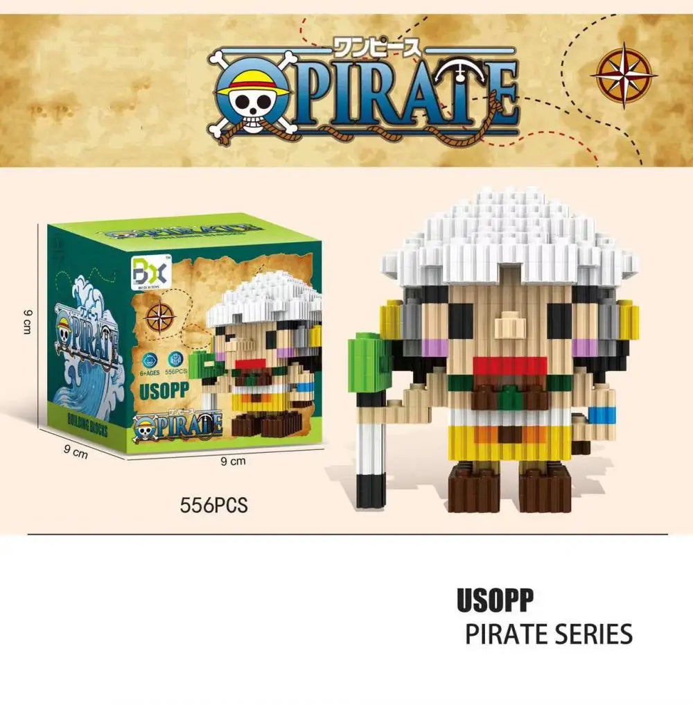 Figura One Building Block Sanji One Piece · Decoración Setup Gamer y Escritorio