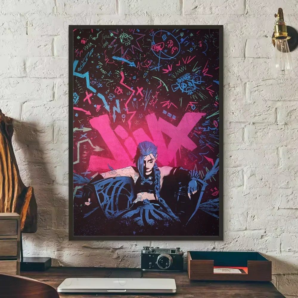 Poster ARCANE Movie Aesthetic Canvas · Decoración Setup Gamer y Escritorio