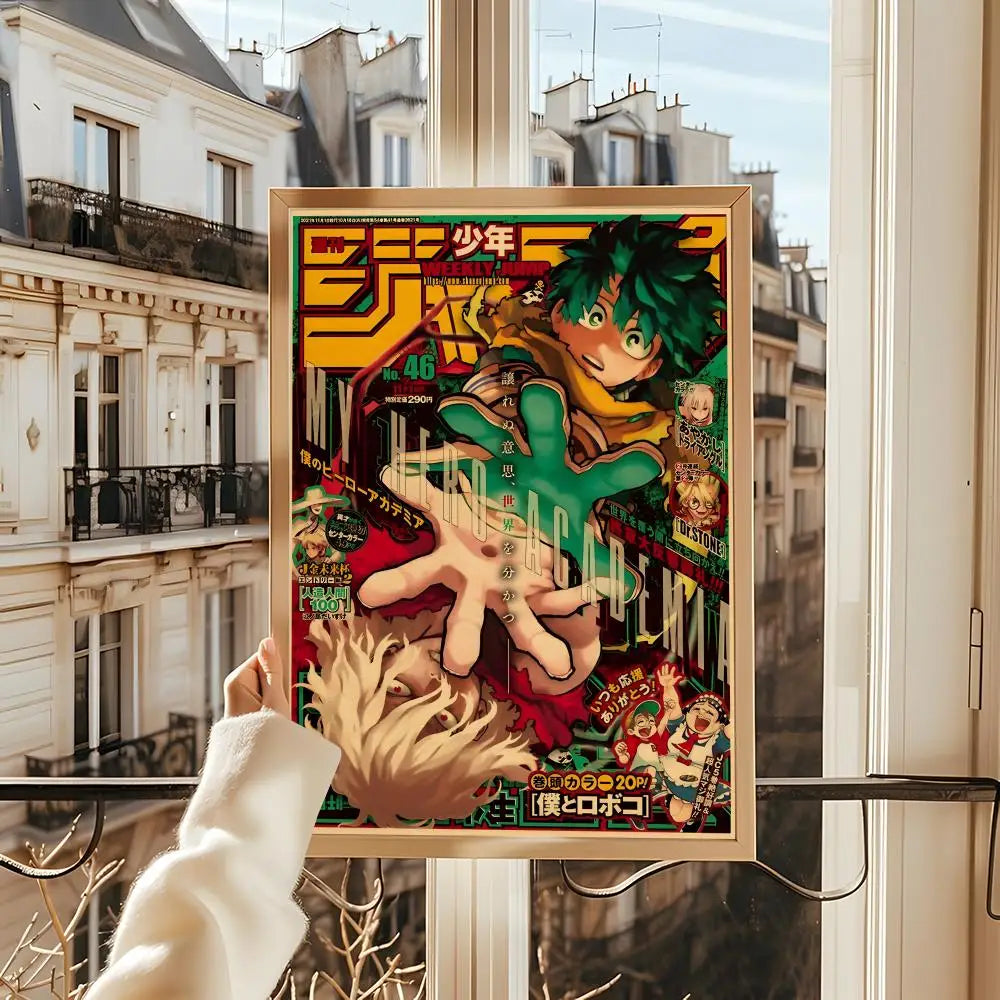Poster My Hero Academia Room · Decoración Setup Gamer y Escritorio