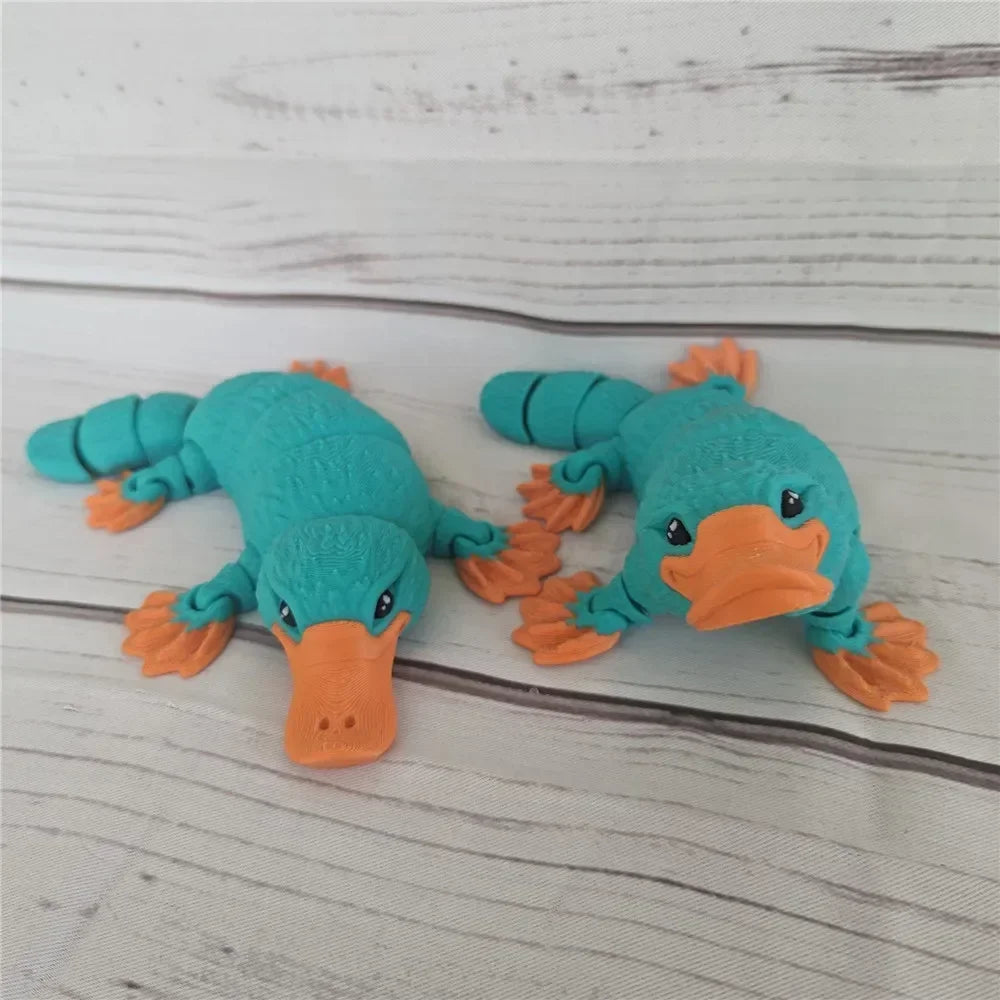 Figura Articulated Platypus Printed Multi-Joint · Decoración Setup Gamer y Escritorio