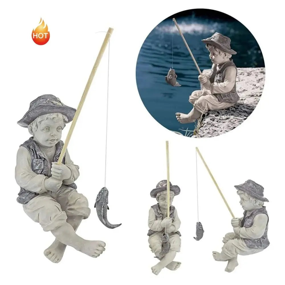Figura Garden Ornaments Fisherman Removable 5.5 cm · Decoración Setup Gamer y Escr...