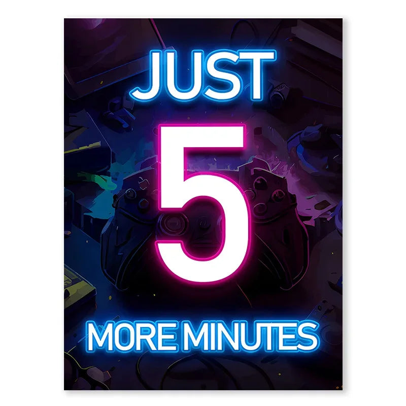 Neón LED Gaming Decoration Posters · Iluminación Setup Gaming