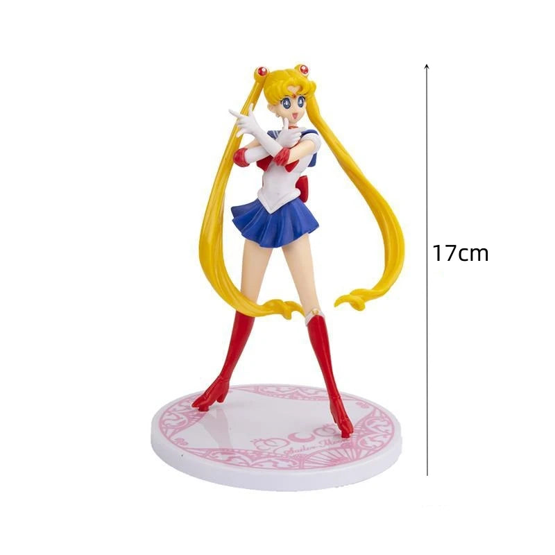Figura 17cm girl Kawaii Ornaments Sailor Moon 17cm · Decoración Setup Gamer y Escr...