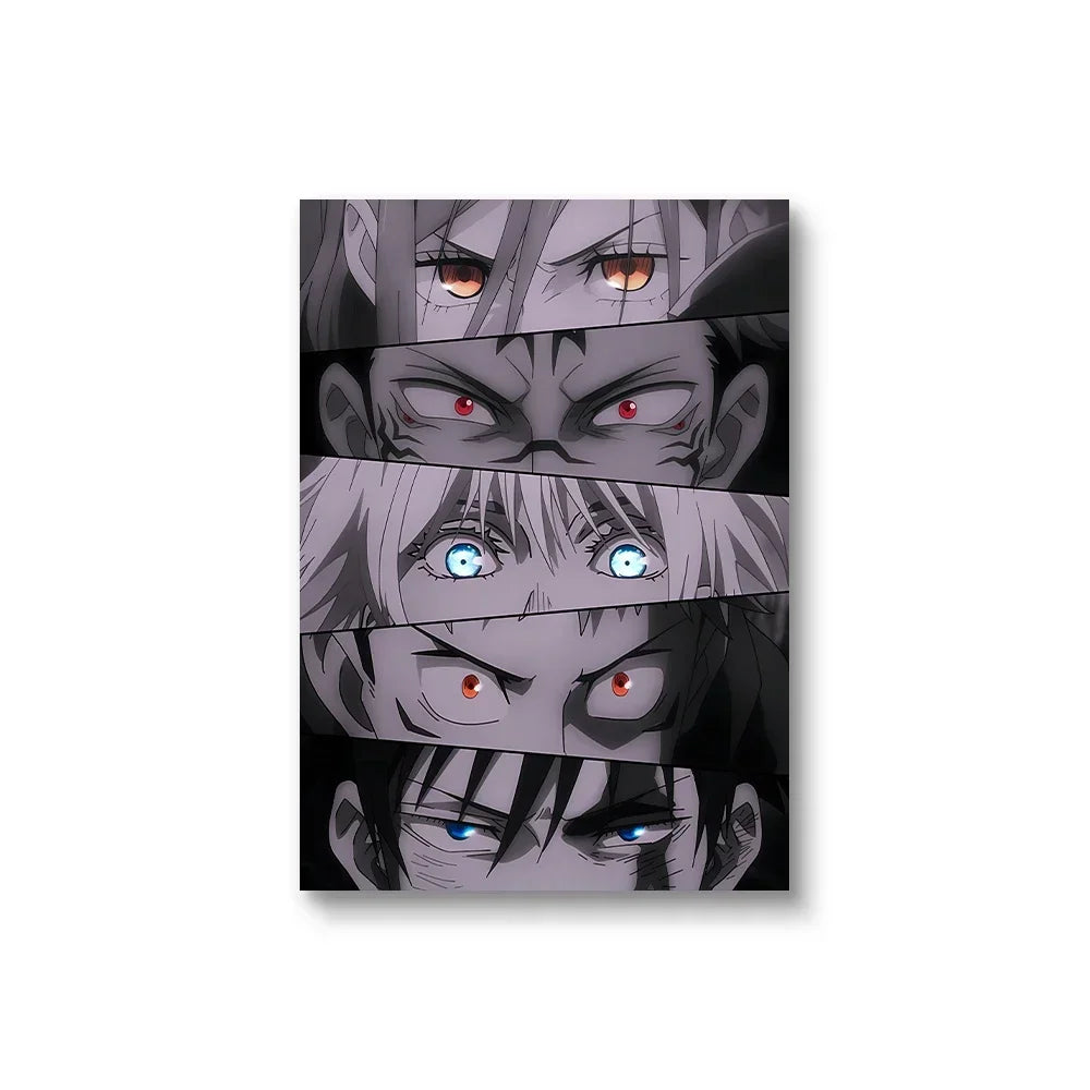 Poster Prints Itadori Yuji Fushiguro Jujutsu Kaisen · Decoración Setup Gamer y Esc...