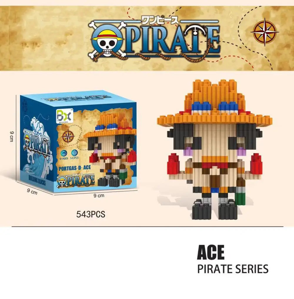 Figura One Building Block Sanji One Piece · Decoración Setup Gamer y Escritorio