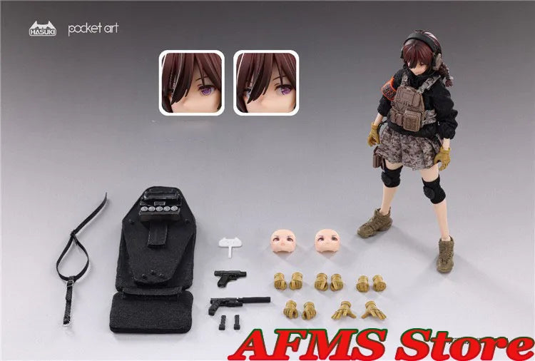 Figura HASUKI PA003 PA004 1/12 6Inch · Decoración Setup Gamer y Escritorio