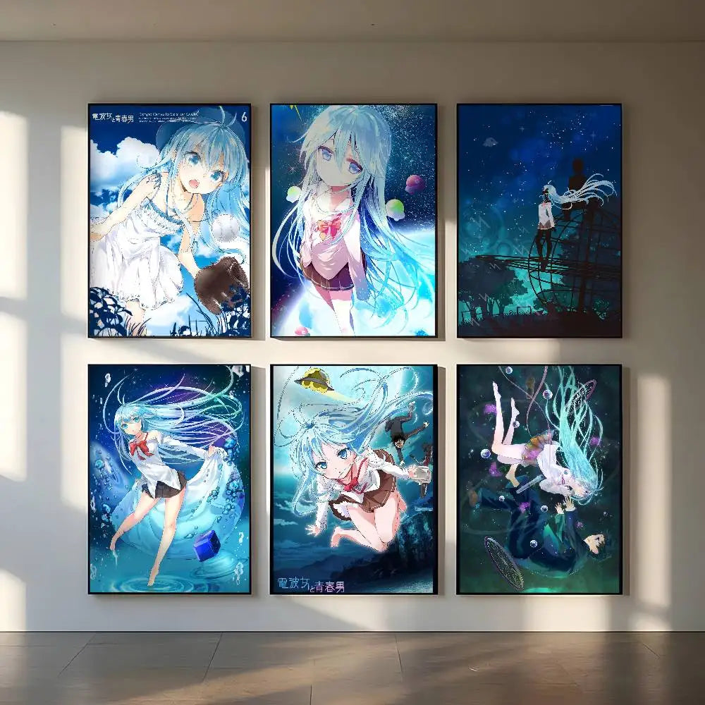 Poster Denpa Onna To Seishun · Decoración Setup Gamer y Escritorio