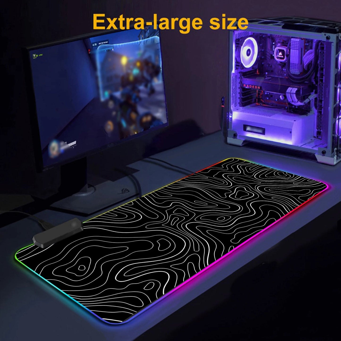 Alfombrilla Gaming XXL · Mouse Pad para Setup Gamer