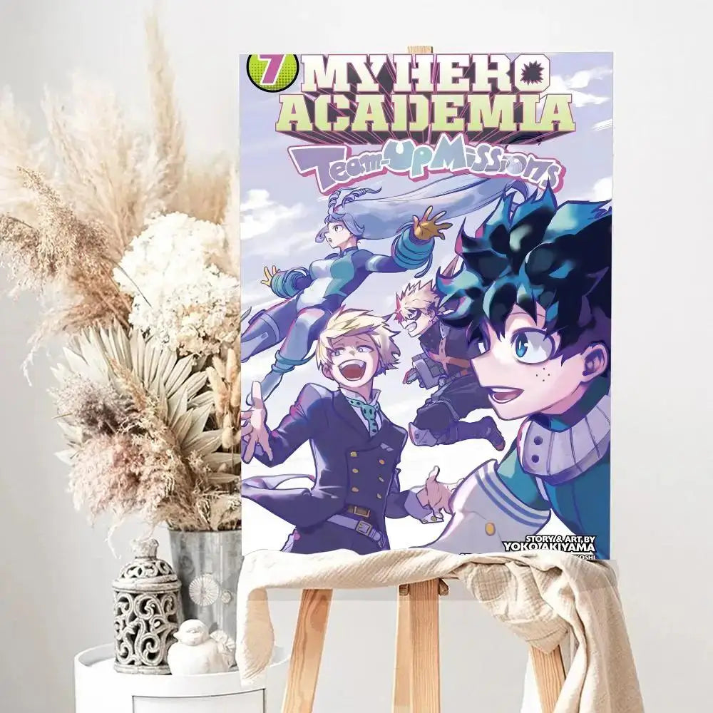 Poster HighQuality Canvas Gift My Hero Academia · Decoración Setup Gamer y Escritorio