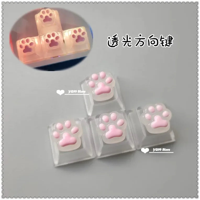 Keycaps Garra de Gato para Teclado Mecánico (4PCS)