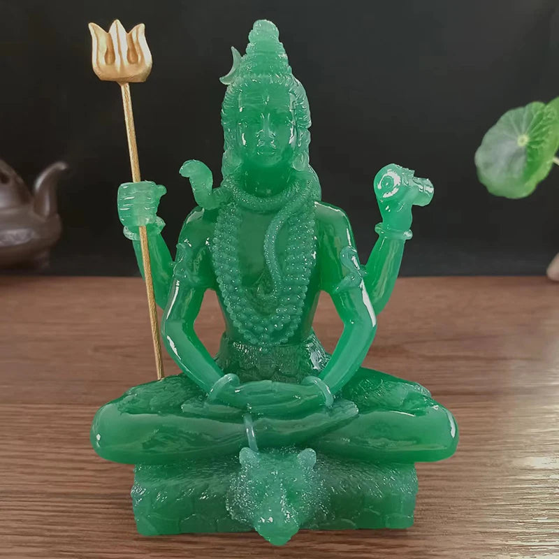 Figura Golden Shiva Hindu Ganesha 14 cm · Decoración Setup Gamer y Escritorio