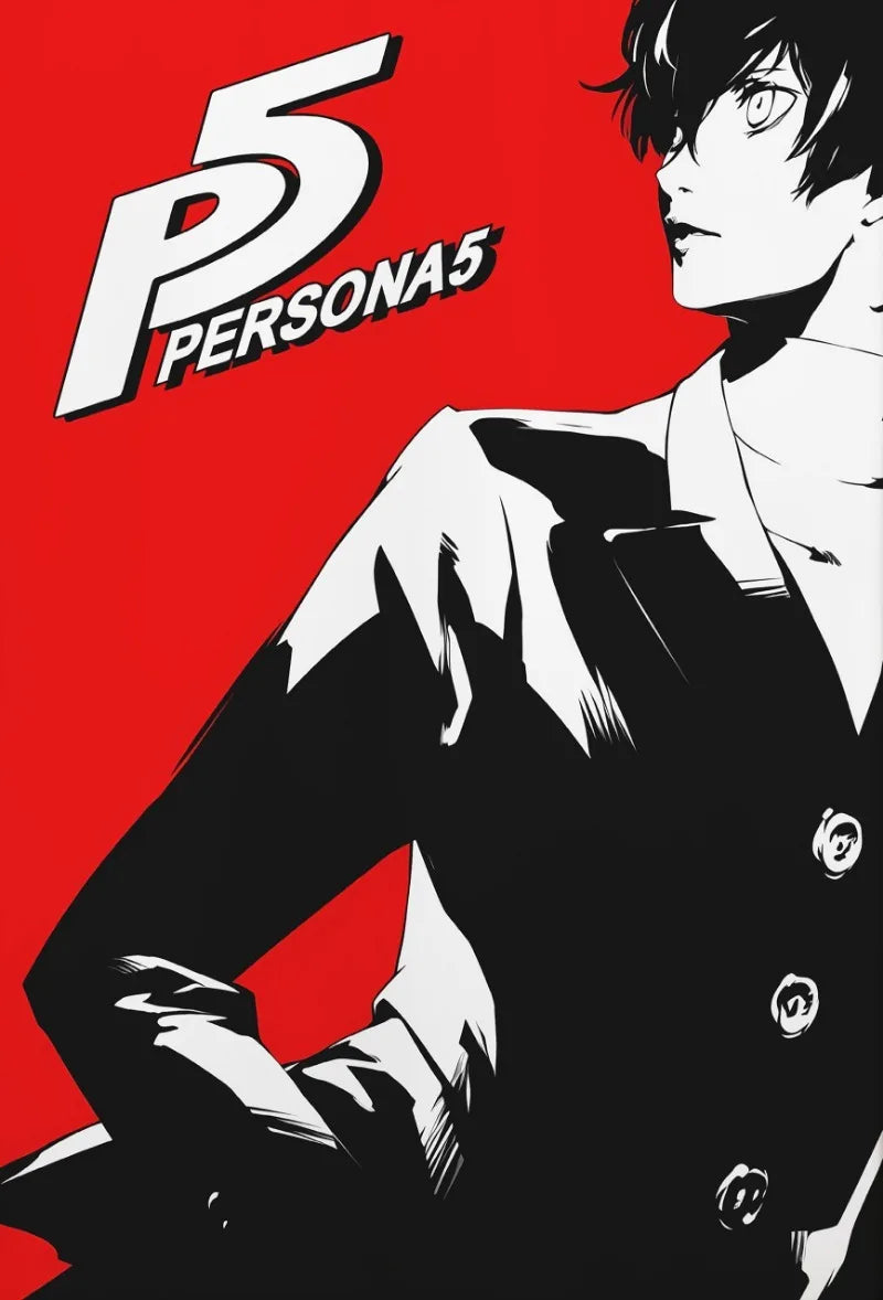 Poster Persona P5 Games Print · Decoración Setup Gamer y Escritorio
