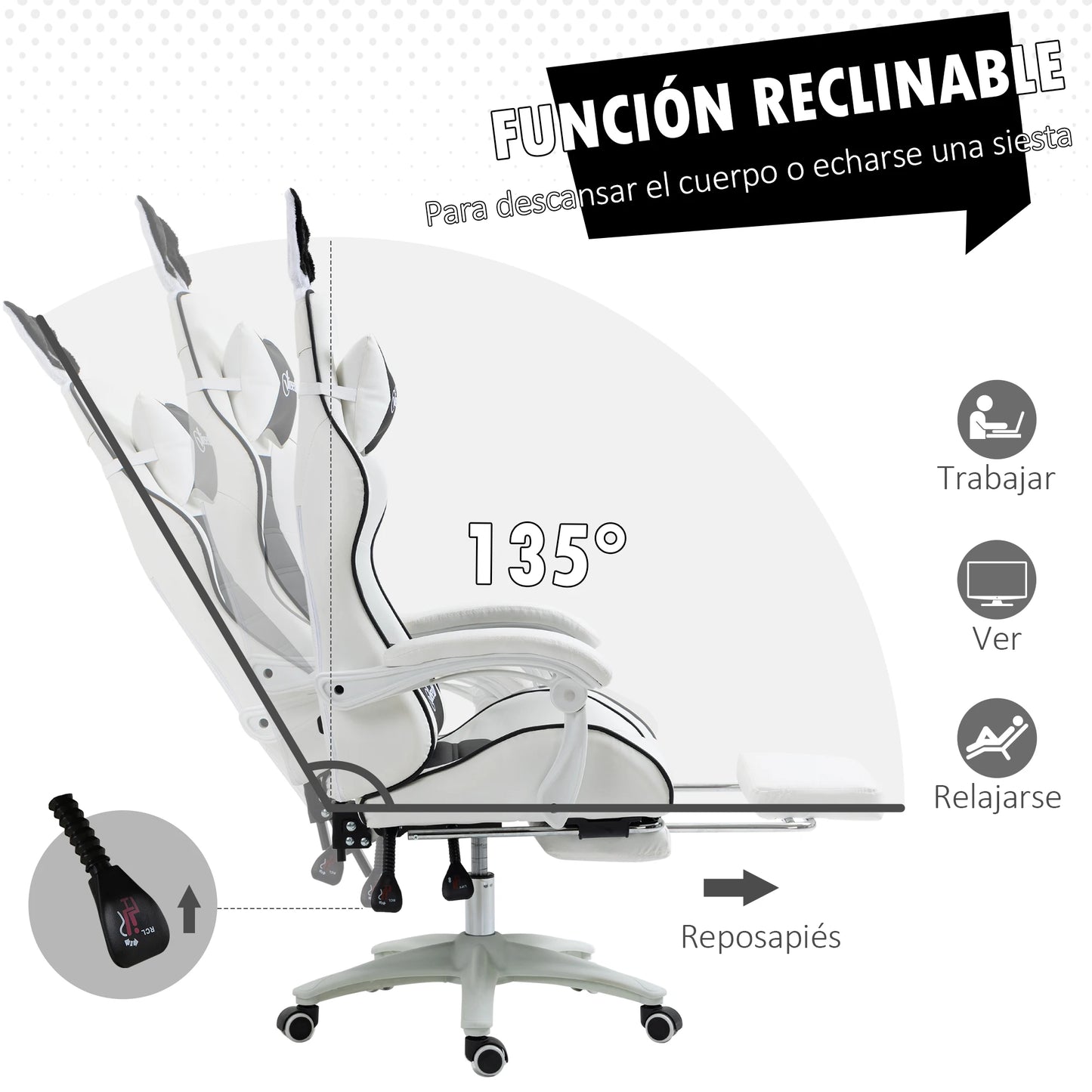 Silla Gaming 142Cm · Setup Gamer