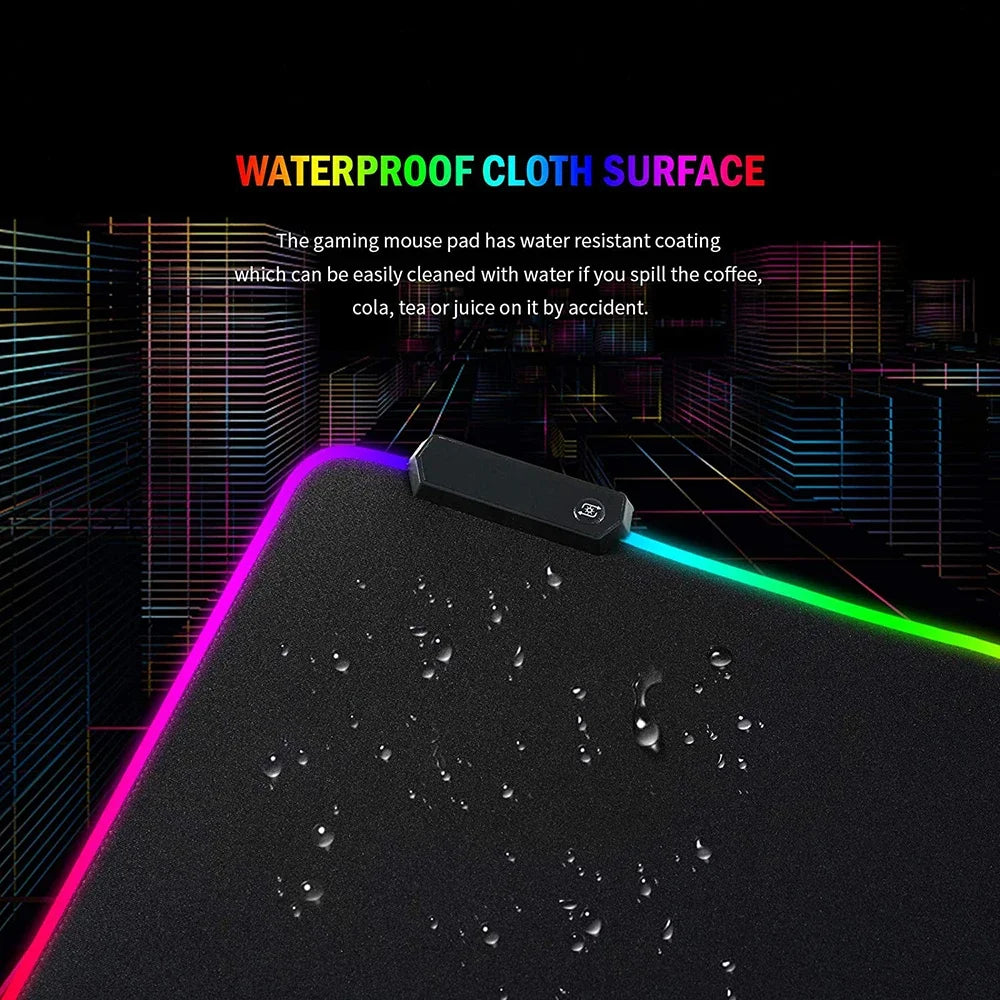 Alfombrilla Gaming RGB LED - 14 Modos de Iluminación