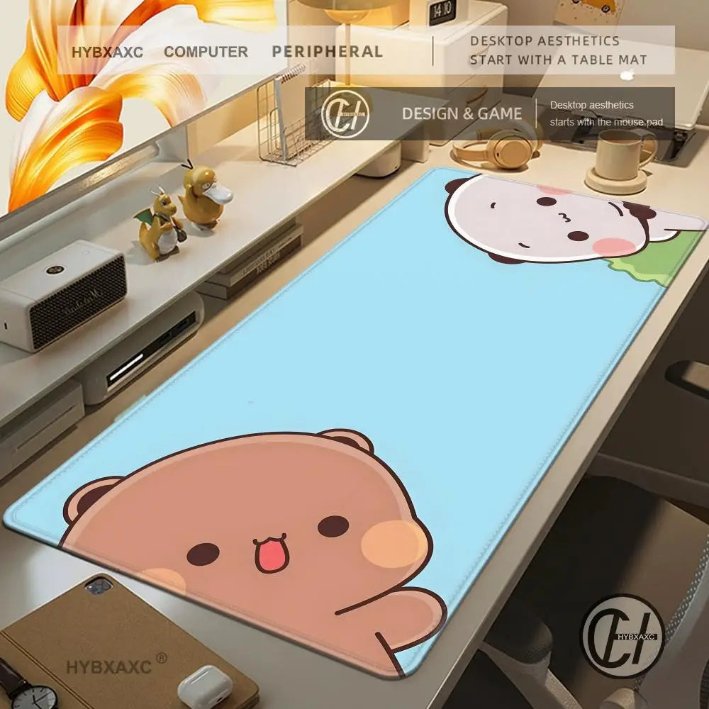 Alfombrilla Gaming XXL BuBu DuDu Kawaii - Mouse Pad Grande HD para Escritorio