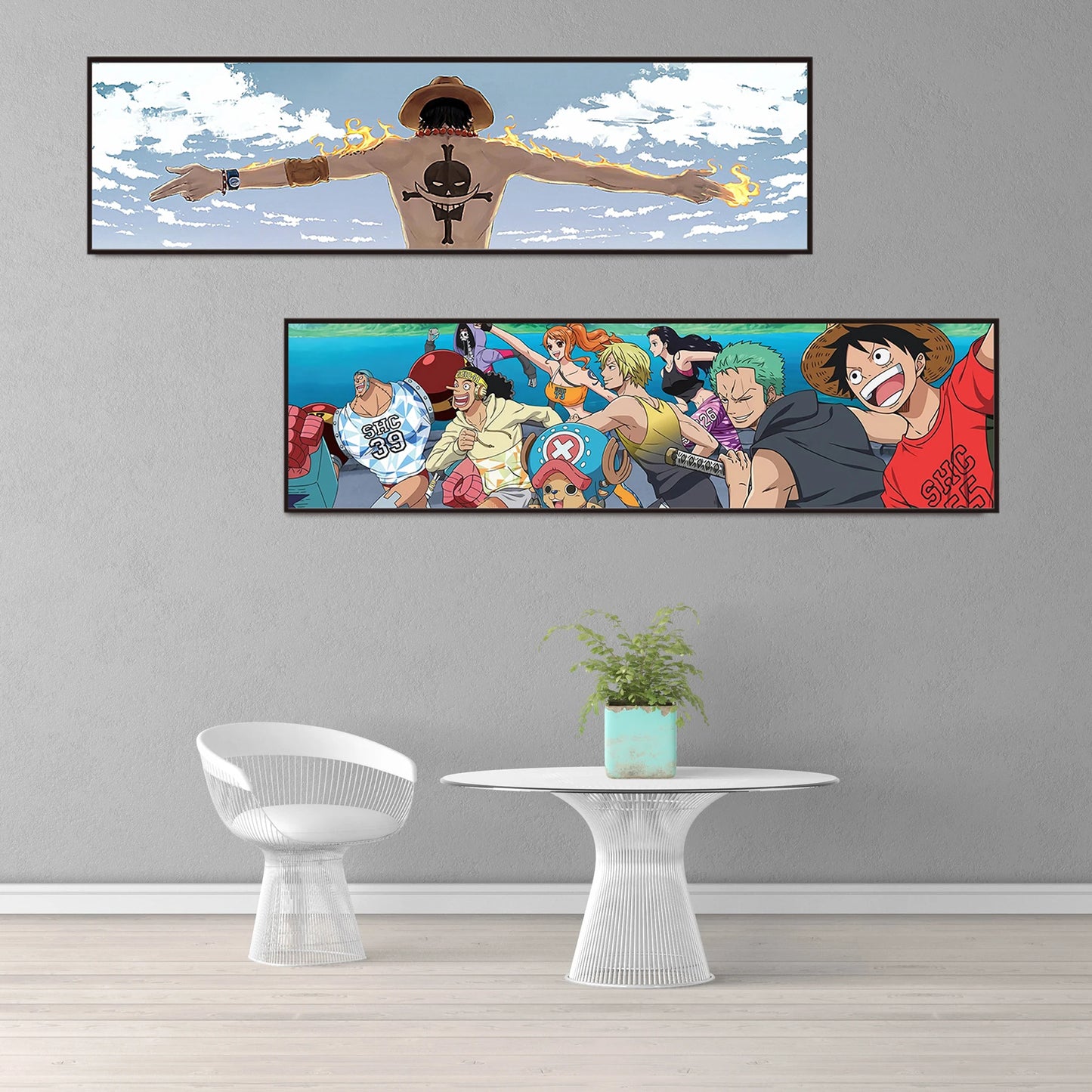Poster One Family Photo Hanging One Piece · Decoración Setup Gamer y Escritorio