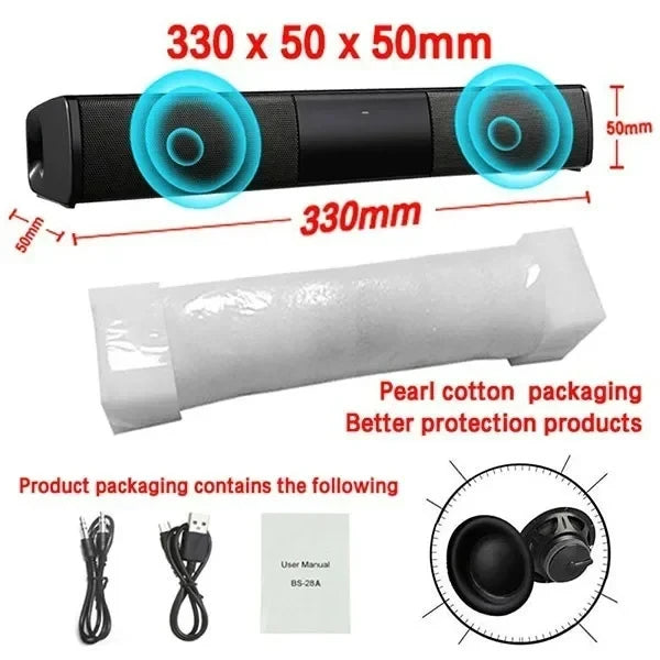 MouZYuan BS28B SoundBar Pro 40Wx Column