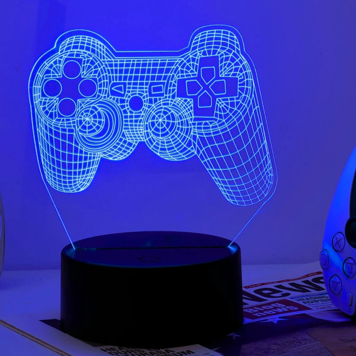 Lámpara LED modern game controller · Iluminación Setup Gaming