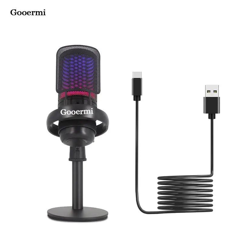 Micrófono profesional USB para setup gamer