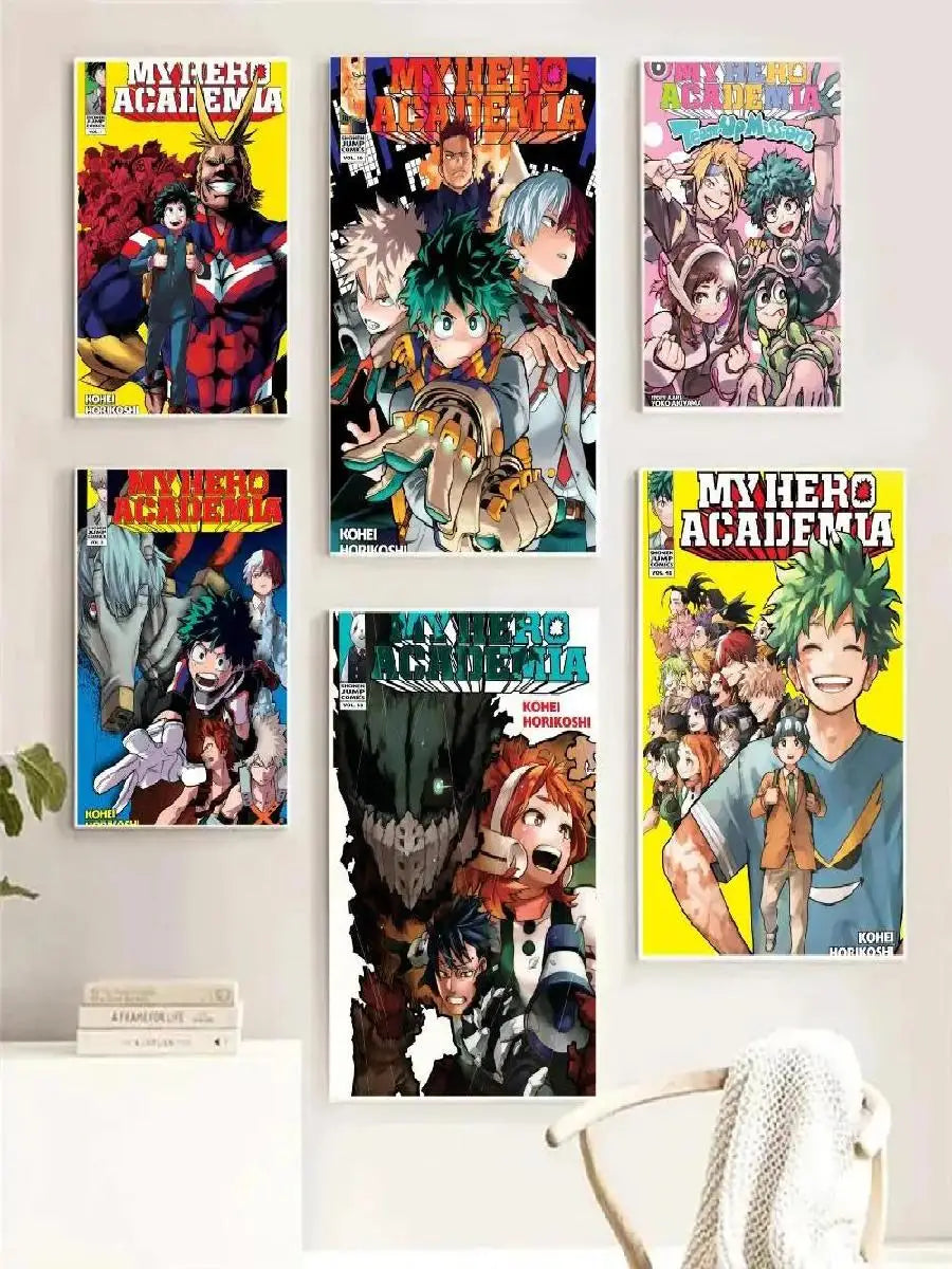 Poster HighQuality Canvas Gift My Hero Academia · Decoración Setup Gamer y Escritorio