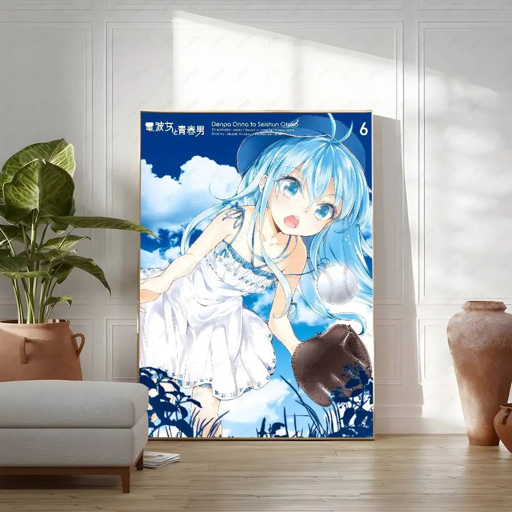 Poster Denpa Onna To Seishun · Decoración Setup Gamer y Escritorio