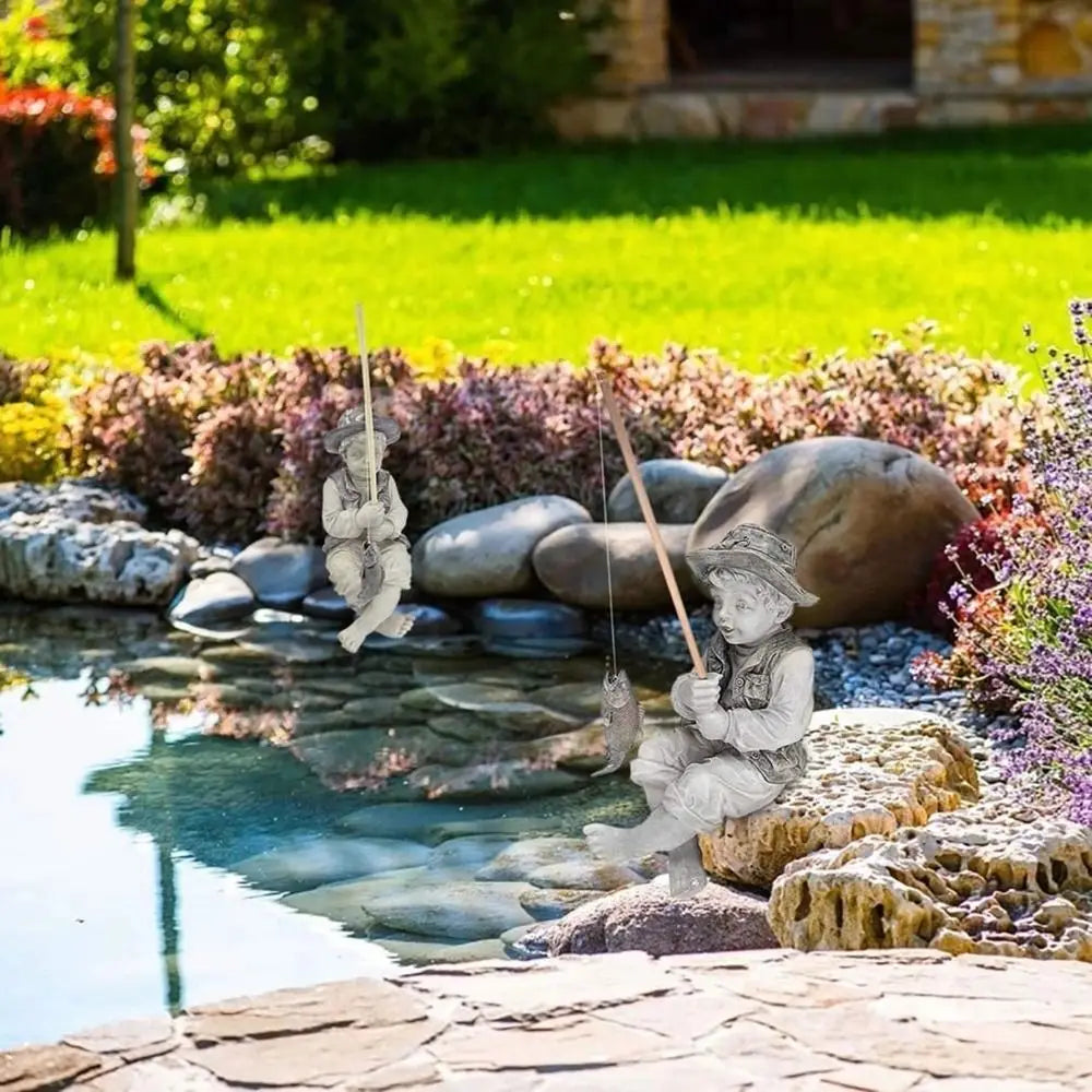 Figura Garden Ornaments Fisherman Removable 5.5 cm · Decoración Setup Gamer y Escr...