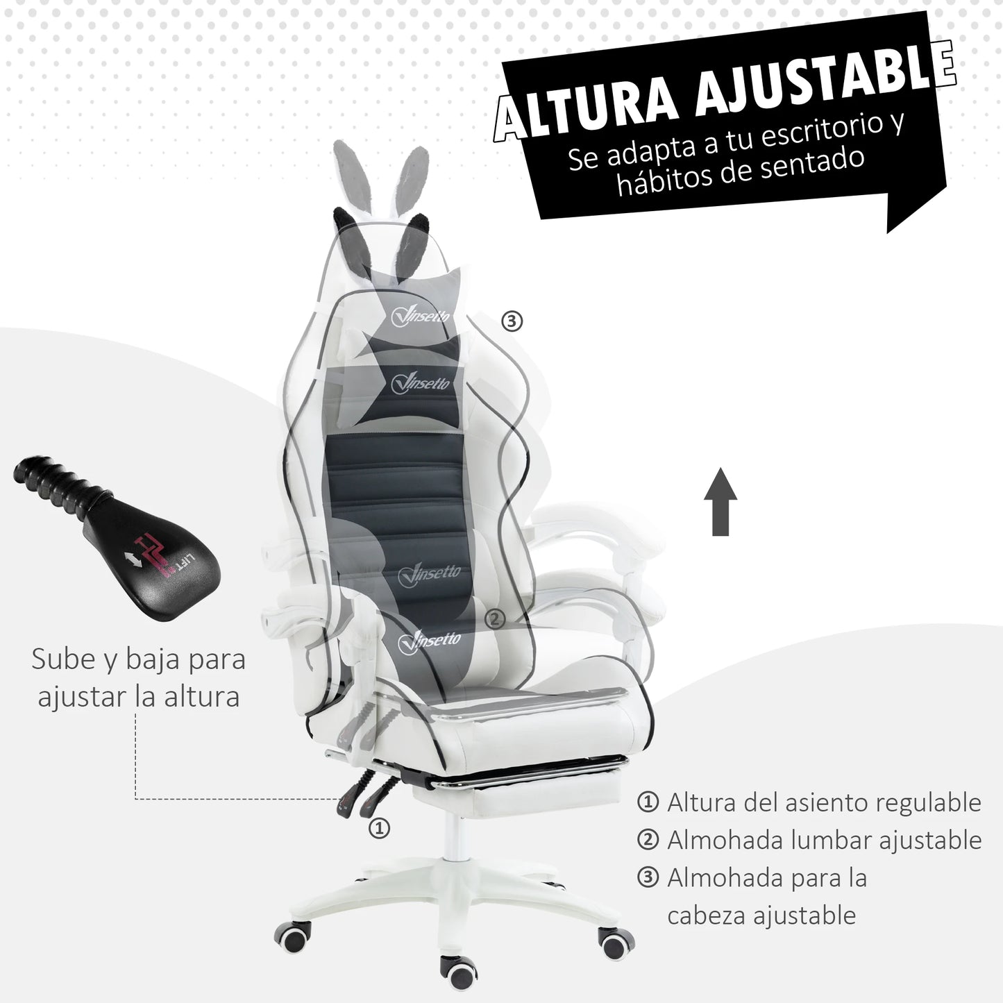 Silla Gaming 142Cm · Setup Gamer