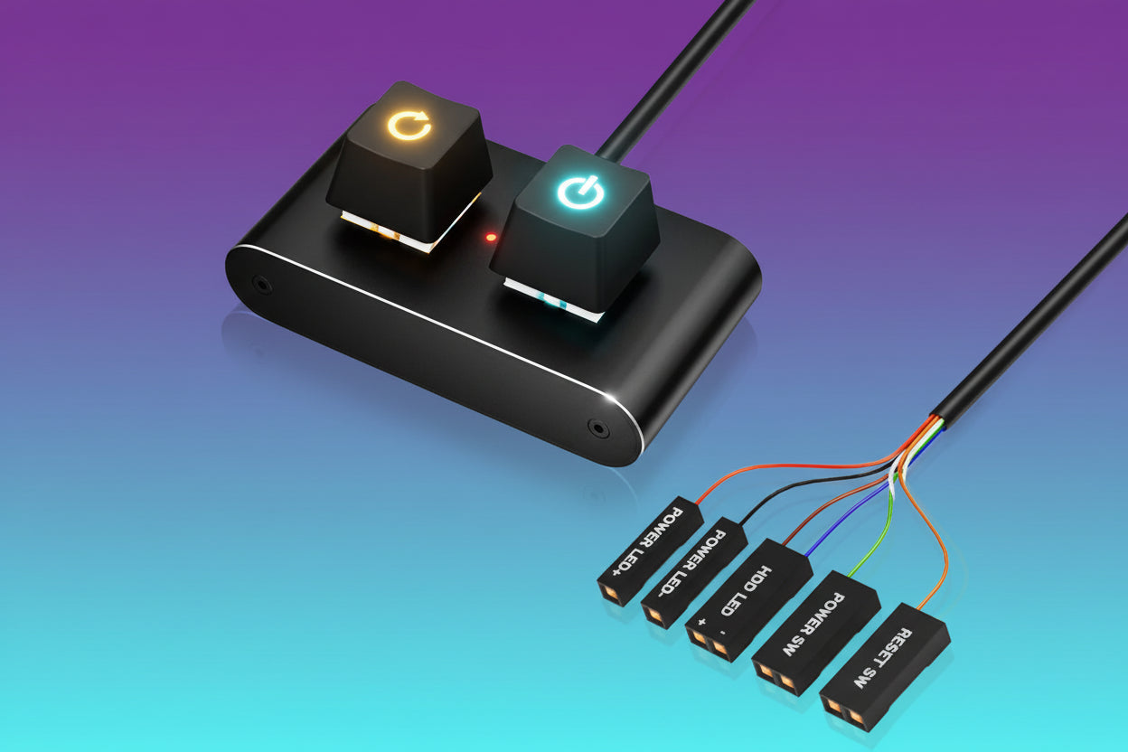 Interruptor Externo PC Power Reset LED