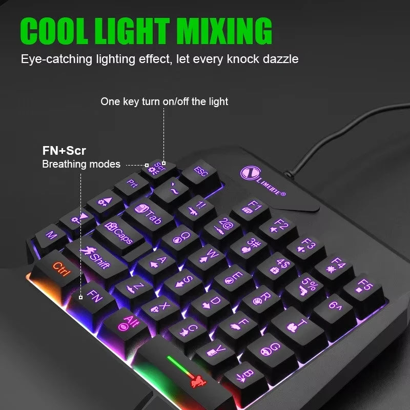 Mini Teclado Gaming TEUCER 35 Teclas