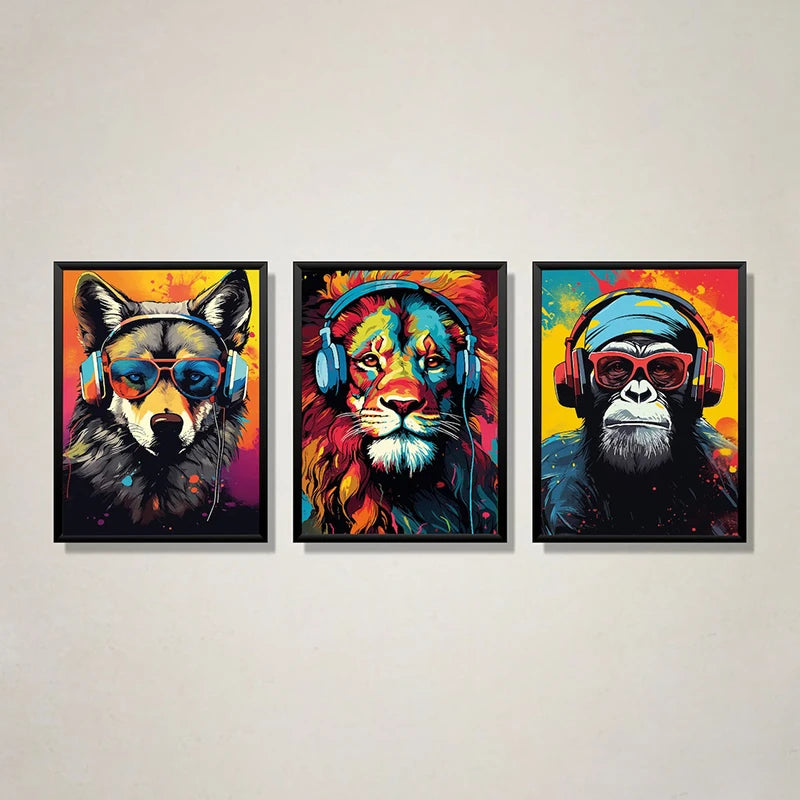 Auriculares Cool Posters Animal · Sonido Gaming