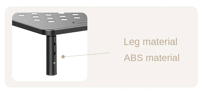 Soporte Elevador Ajustable para Monitor - Reduce la Tensión en el Cuello con Almacenamiento