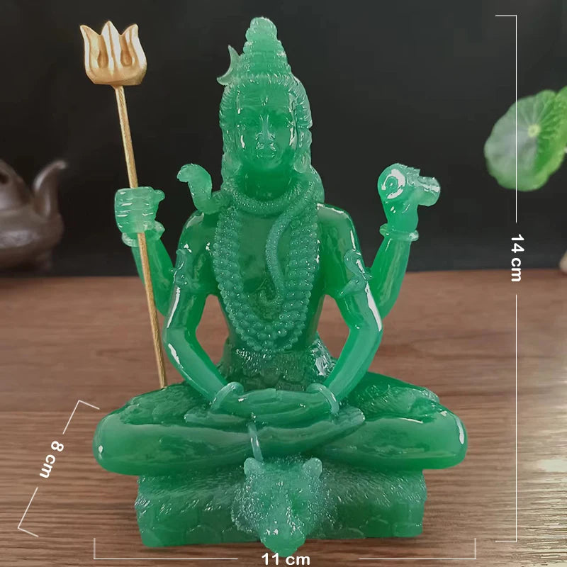 Figura Golden Shiva Hindu Ganesha 14 cm · Decoración Setup Gamer y Escritorio