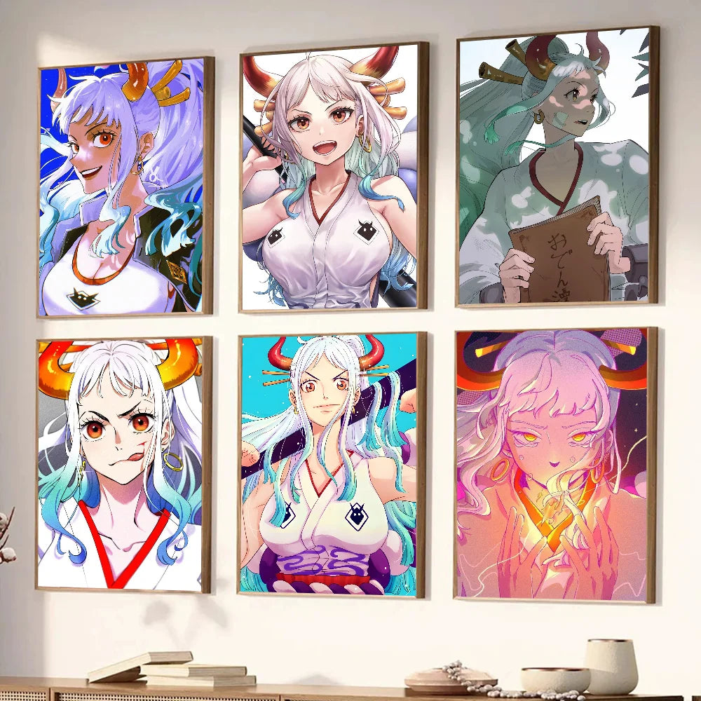 Poster Yamato onepiece Art Print · Decoración Setup Gamer y Escritorio