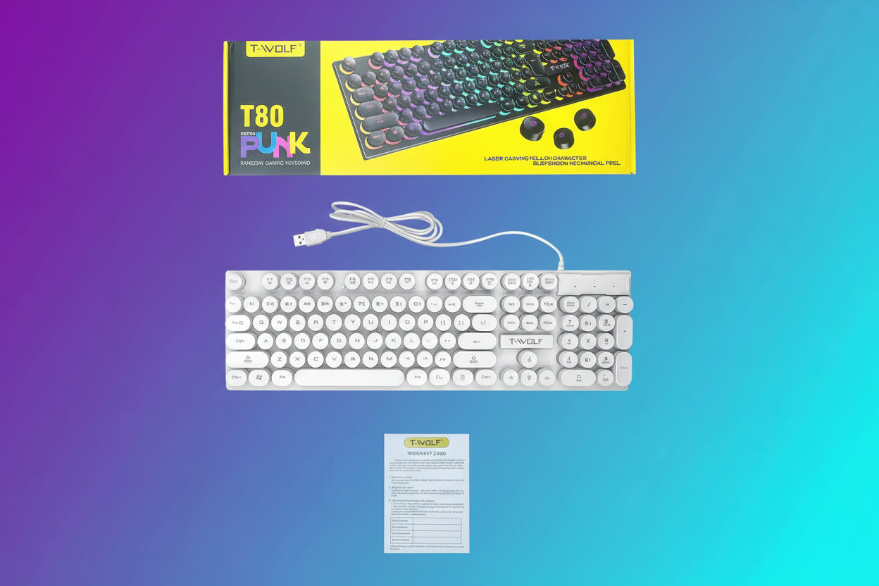 Teclado Gaming Clásico con Iluminación