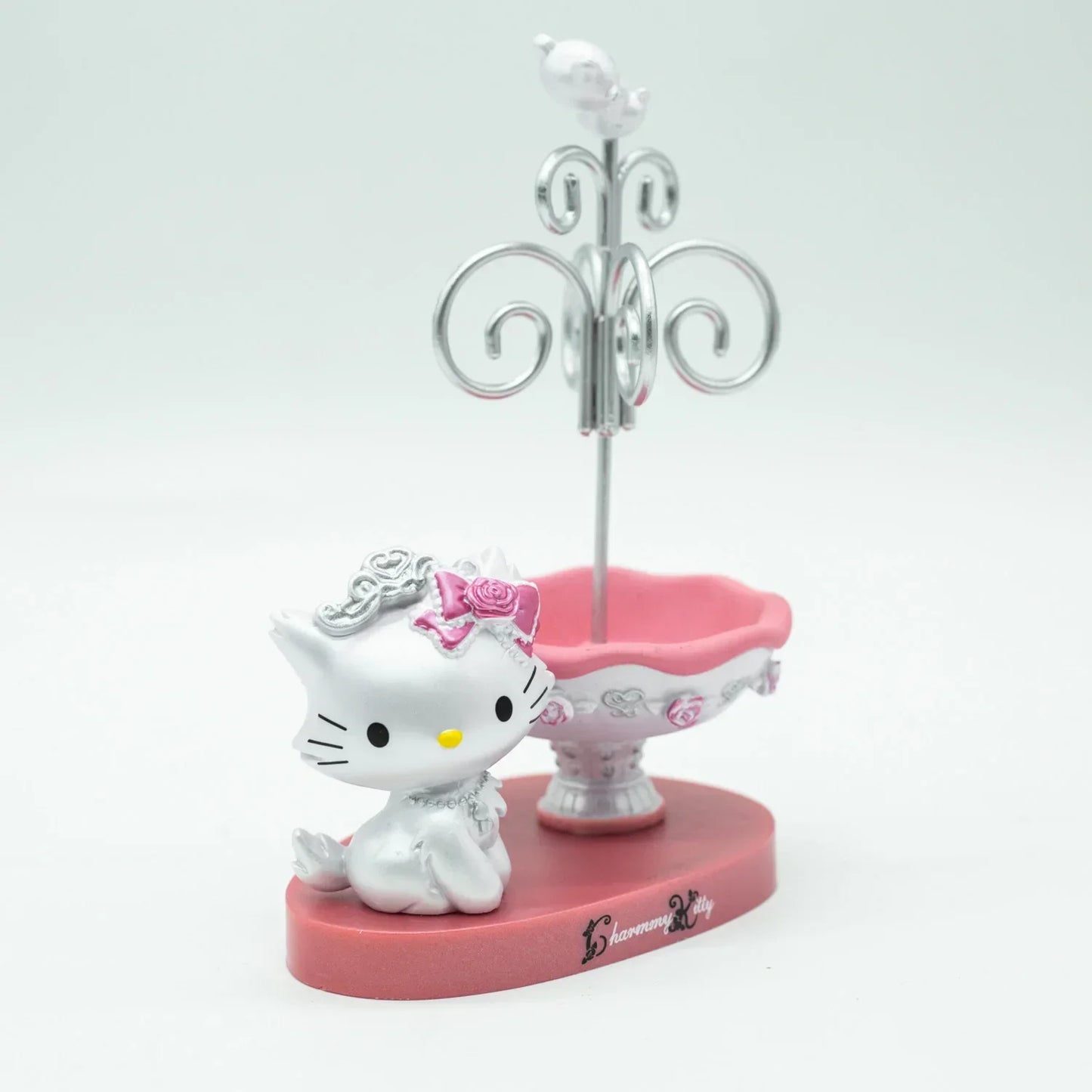 Figura Decorativa Hello Kitty con Espejo Joyero · Decoración Setup Gamer Kawaii