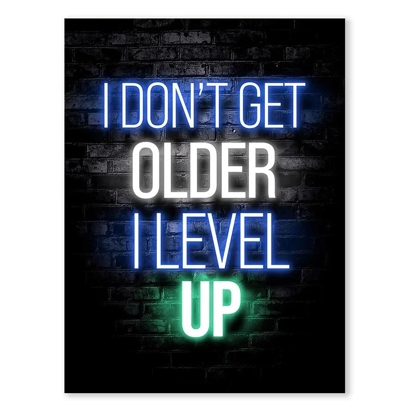 Neón LED Gaming Decoration Posters · Iluminación Setup Gaming