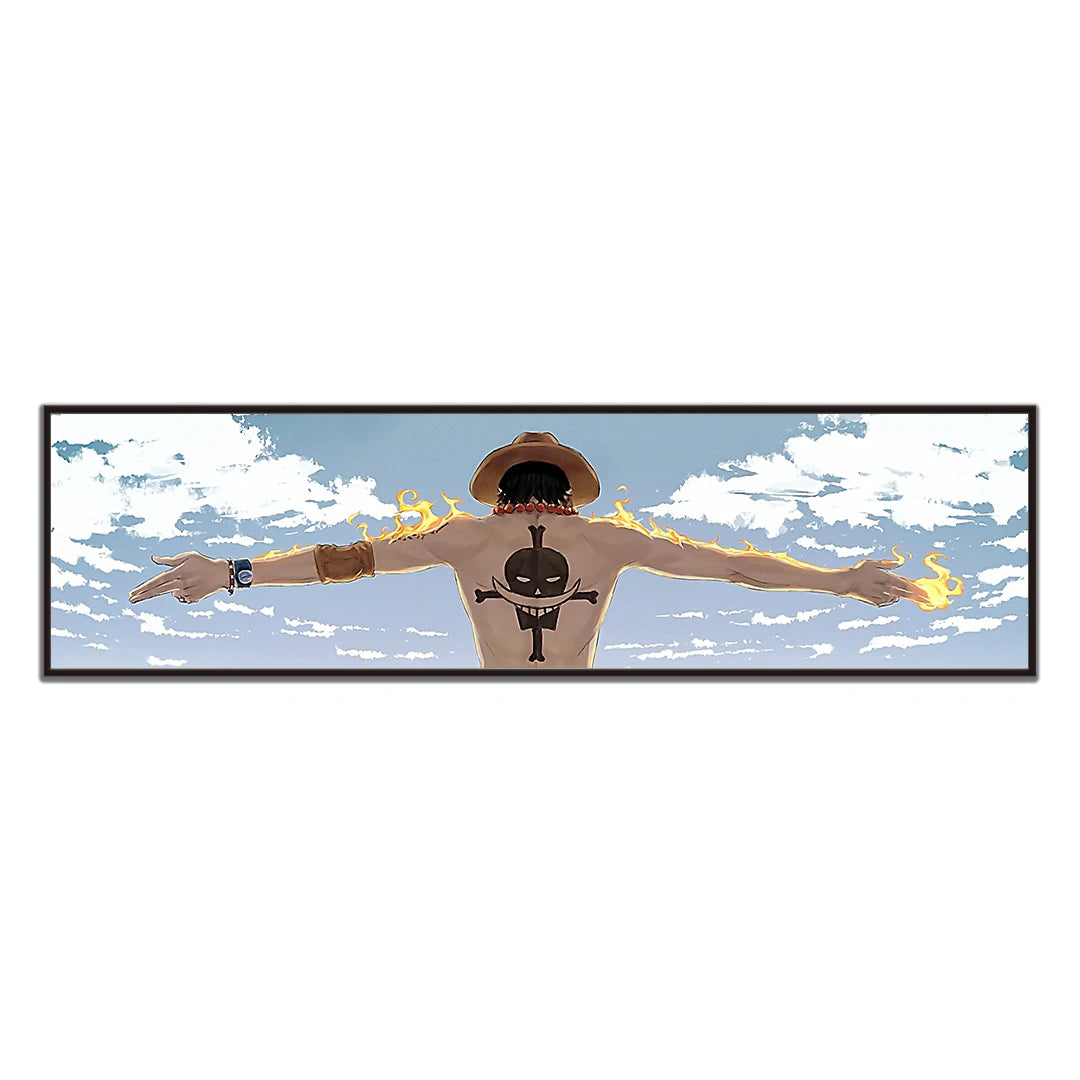 Poster One Family Photo Hanging One Piece · Decoración Setup Gamer y Escritorio