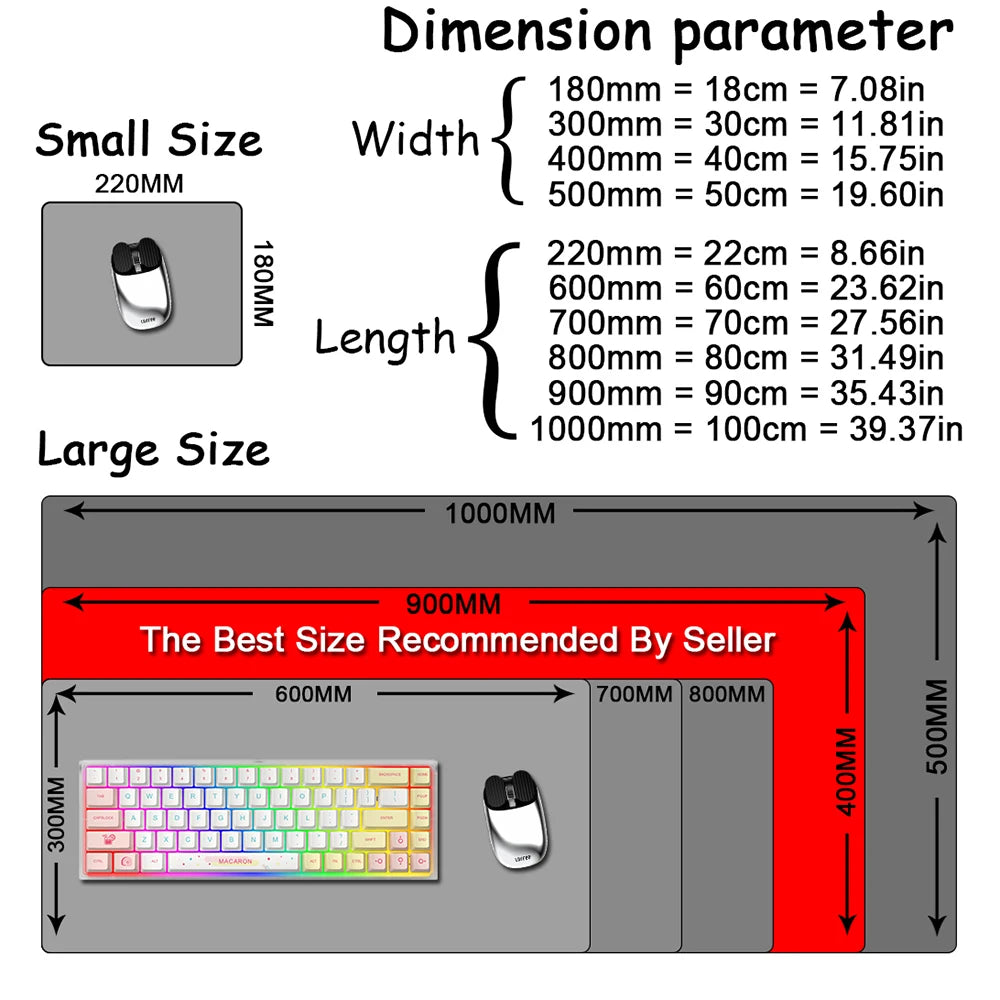 Alfombrilla Gaming XXL · Mouse Pad para Setup Gamer