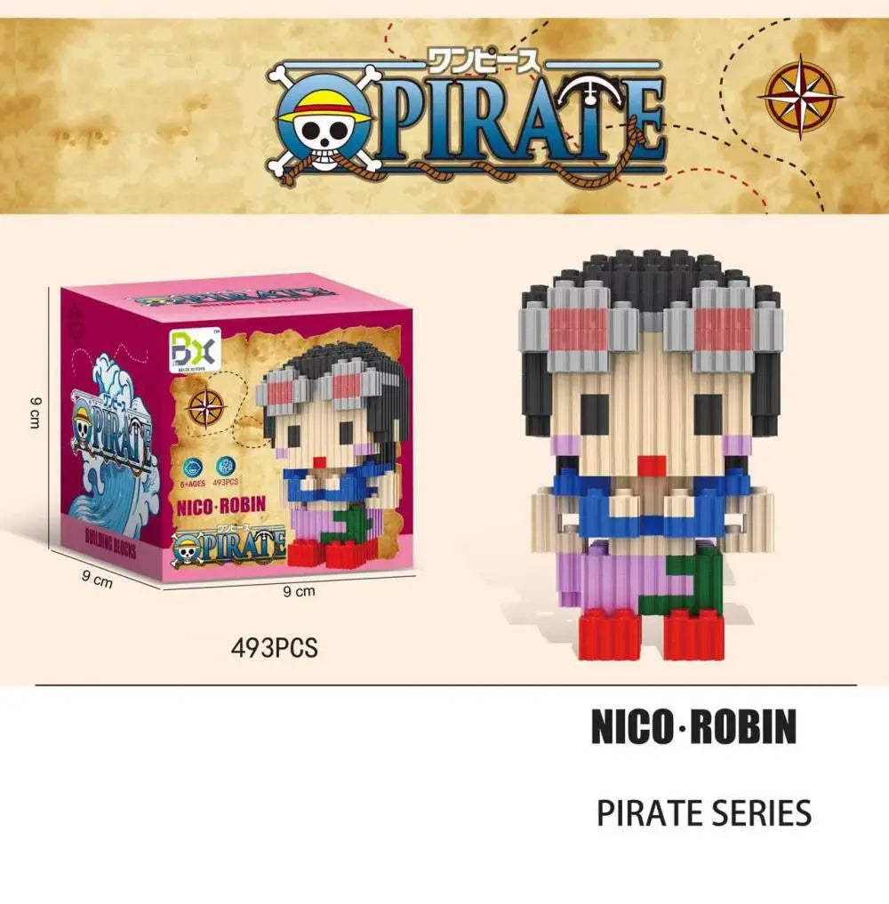 Figura One Building Block Sanji One Piece · Decoración Setup Gamer y Escritorio