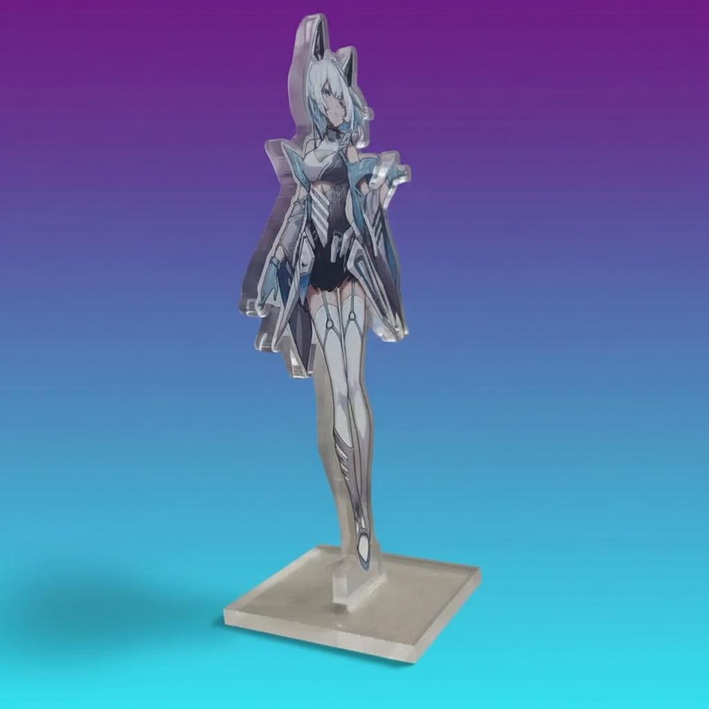 Figura Acrílica Gaming Personajes Cartoon - Decoración Escritorio Gamer