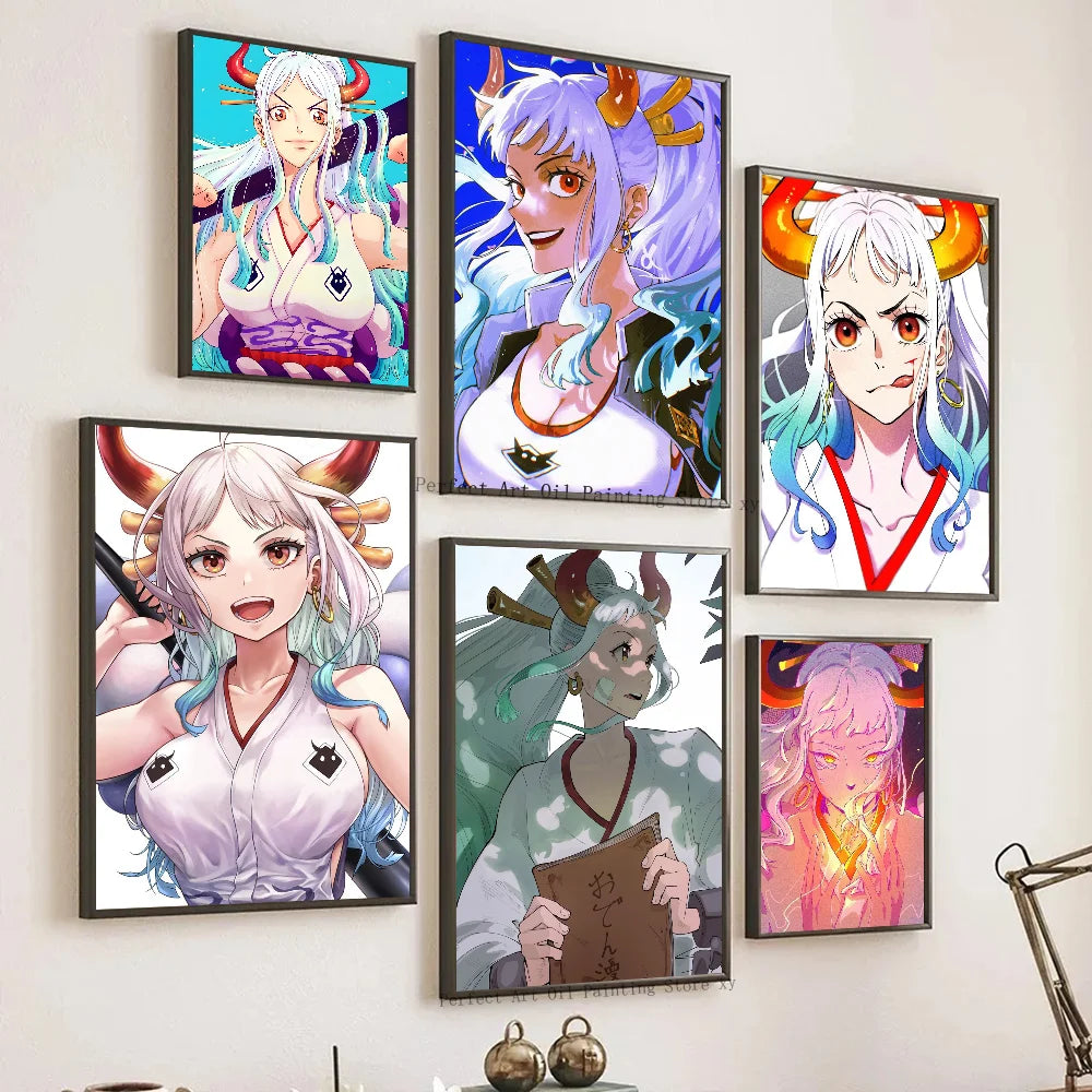 Poster Yamato onepiece Art Print · Decoración Setup Gamer y Escritorio