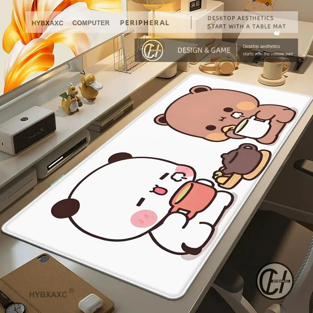 Alfombrilla Gaming XXL BuBu DuDu Kawaii - Mouse Pad Grande HD para Escritorio
