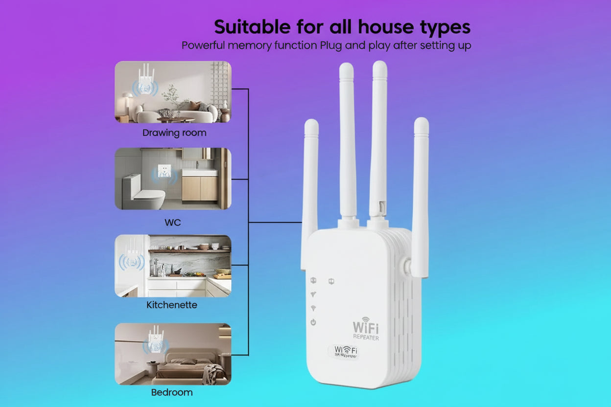 ERIKOLE WiFi Booster 300M