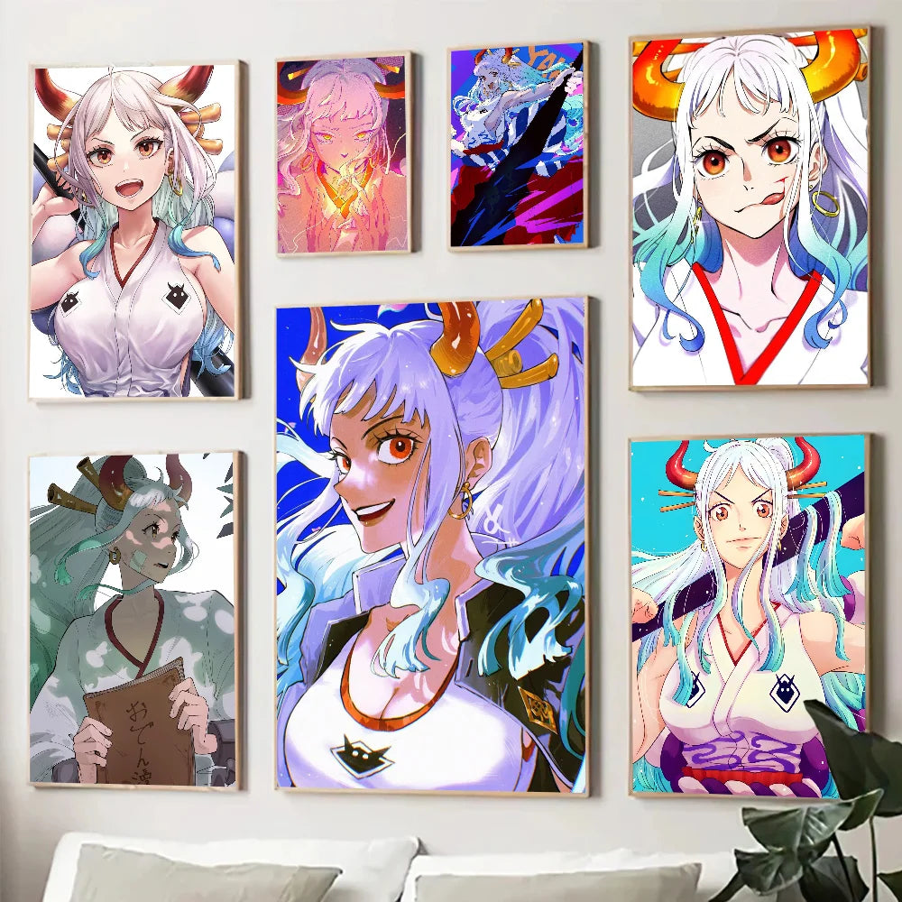 Poster Yamato onepiece Art Print · Decoración Setup Gamer y Escritorio